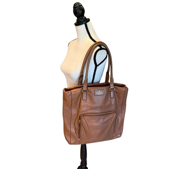 Kate Spade - Baxter Street Priscilla Trendy Versatile Leather Handbag Tote Purse - Picture 1 of 15